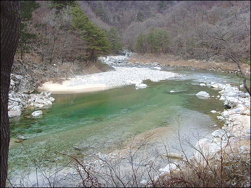 내린천의 비경 